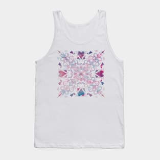 Hearts Mandala Tank Top